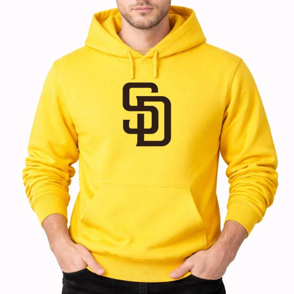 Men's San Diego Padres Pullover Hoodie - Yellow