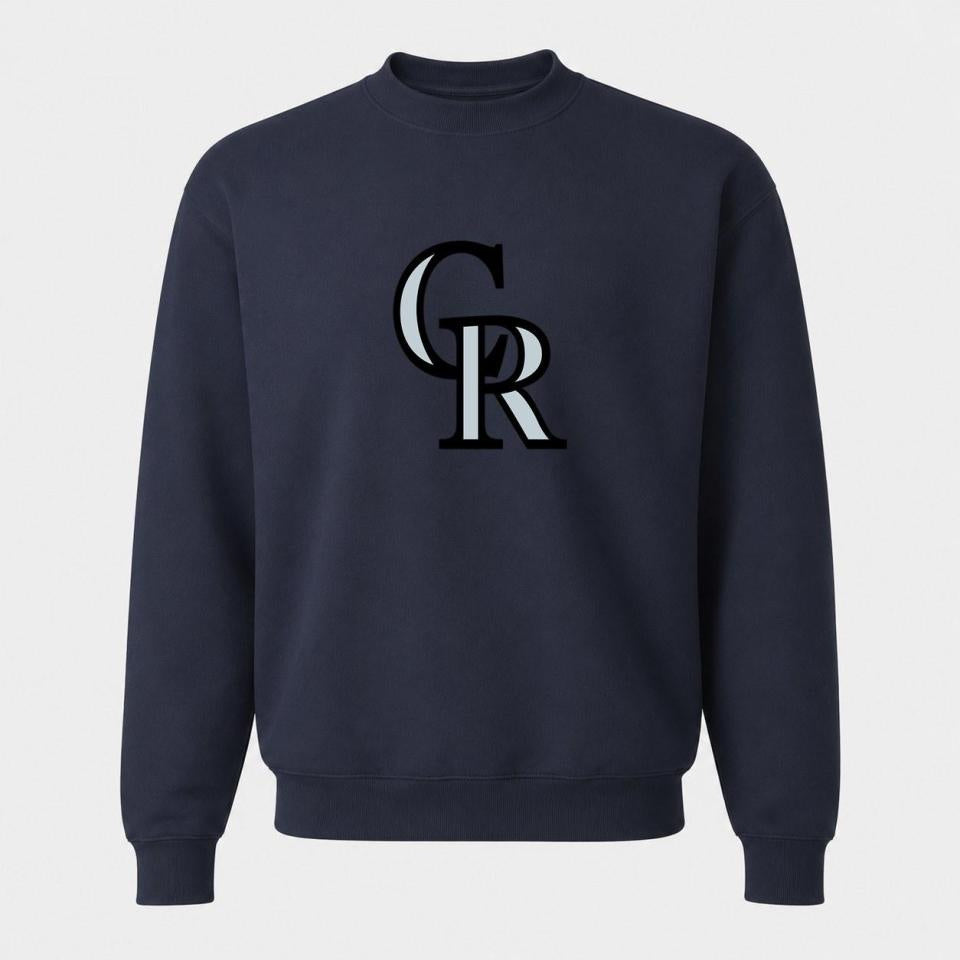 Men's Colorado Rockies Crewneck Sweatshirt - Navy