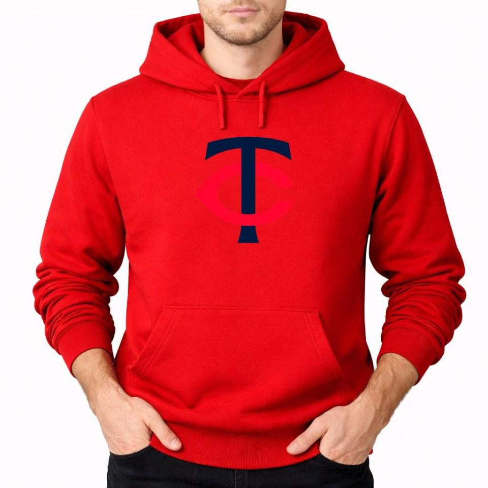 Men's Minnesota Twins Pullover Hoodie - Red