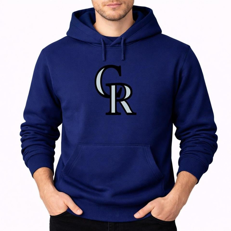 Men's Colorado Rockies Pullover Hoodie - Navy