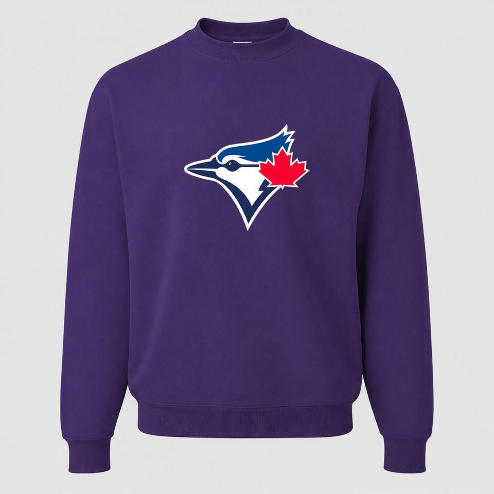 Men's Toronto Blue Jays Crewneck Sweatshirt - Purple