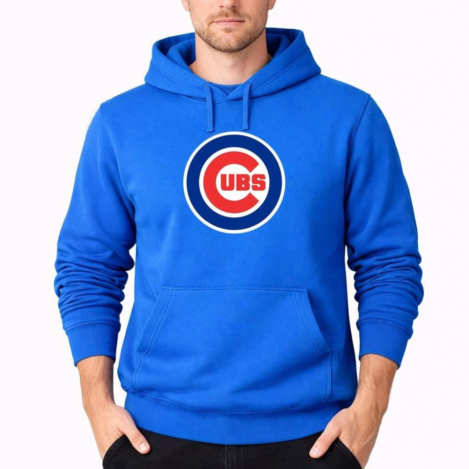 Men's Chicago Cubs Pullover Hoodie - Azure