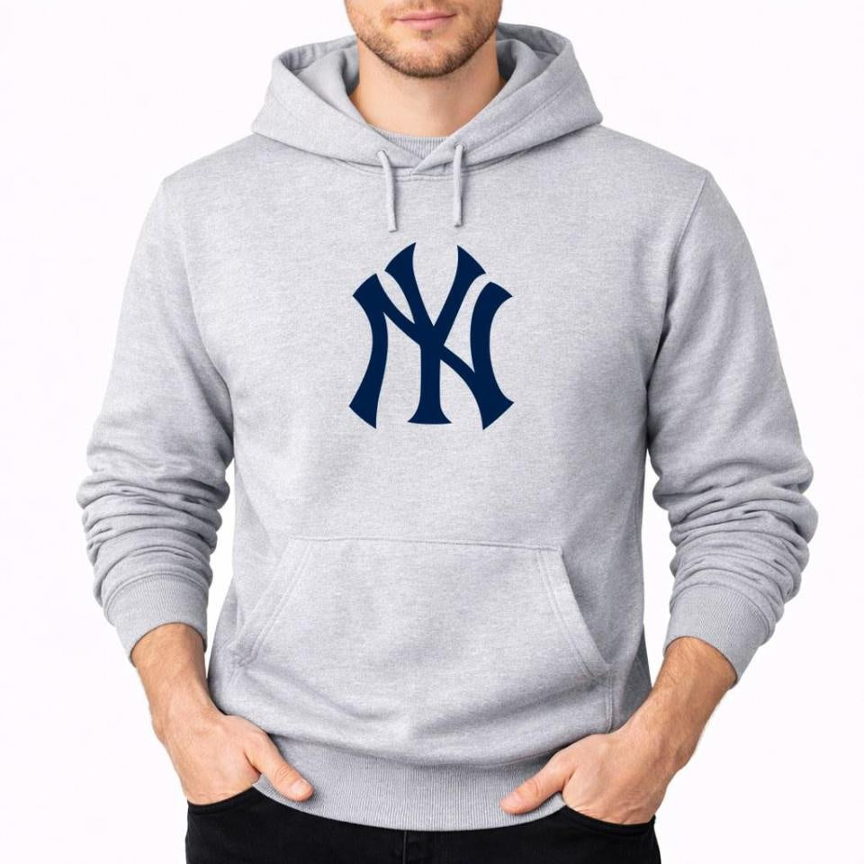 Men's New York Yankees Pullover Hoodie - Gray