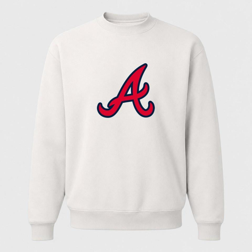 Men's Atlanta Braves Crewneck Sweatshirt - White