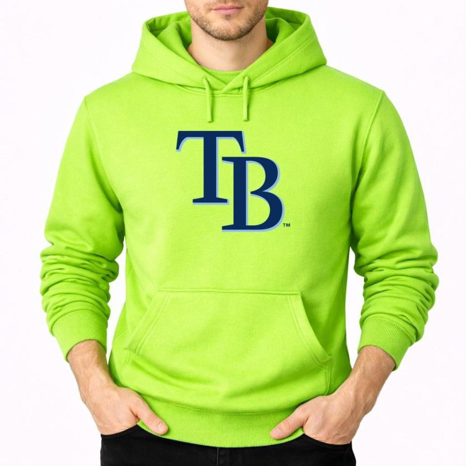 Men's Tampa Bay Rays Pullover Hoodie - Lime Green