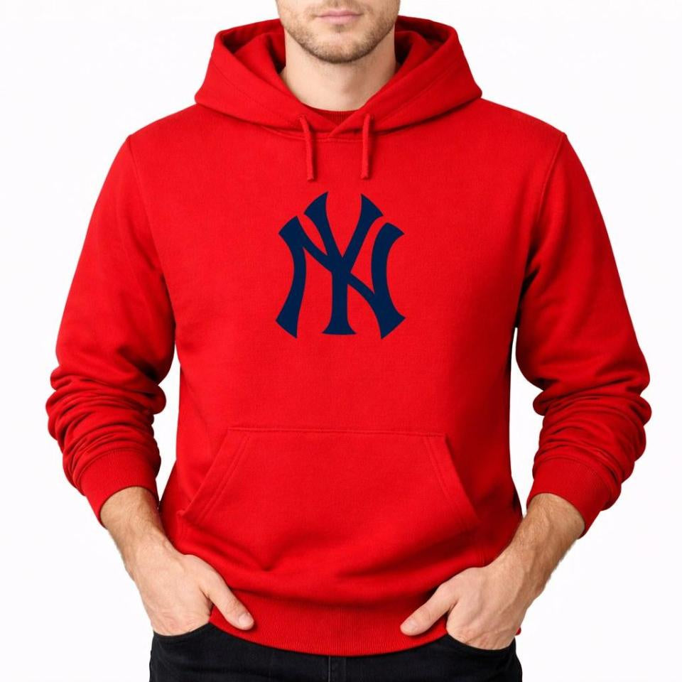 Men's New York Yankees Pullover Hoodie - Red
