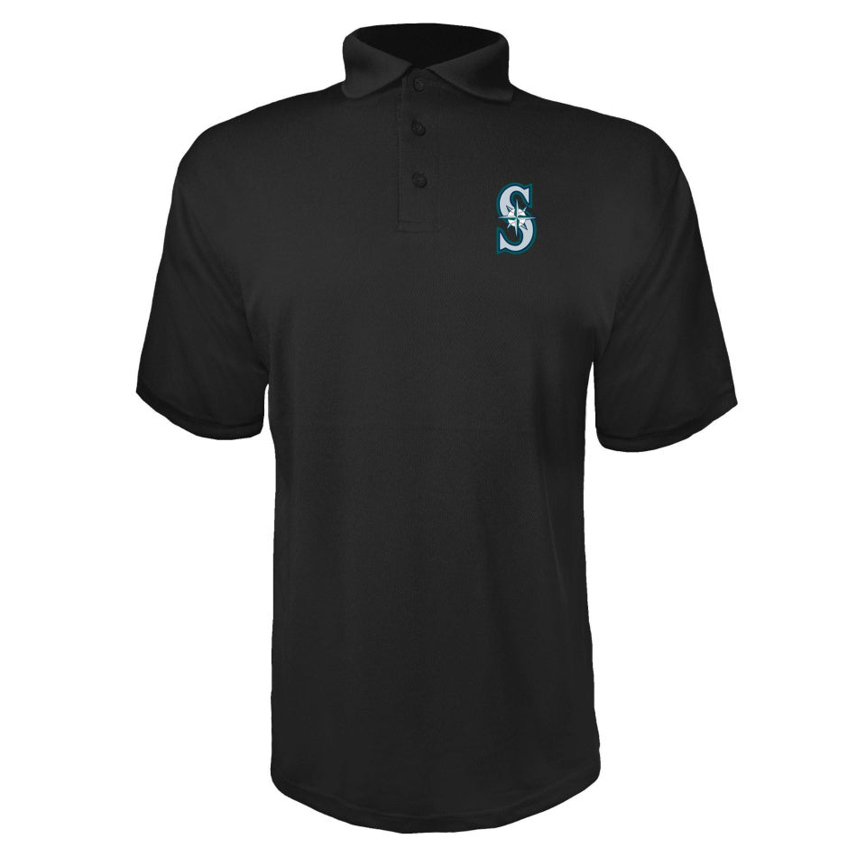 Men's Seattle Mariners Polyester Polo - White