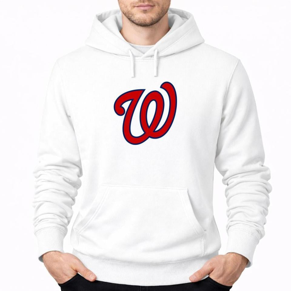 Men's Washington Nationals Pullover Hoodie - White