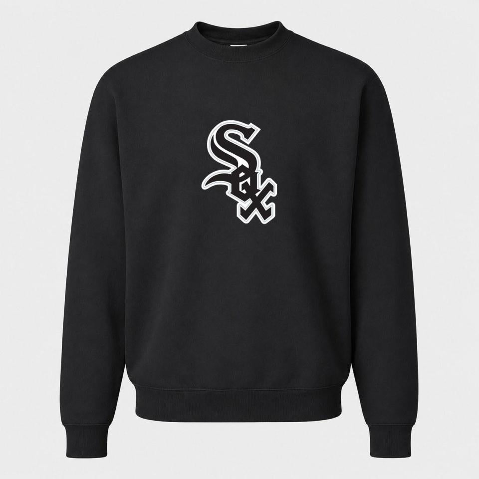 Men's Chicago White Sox Crewneck Sweatshirt - Black