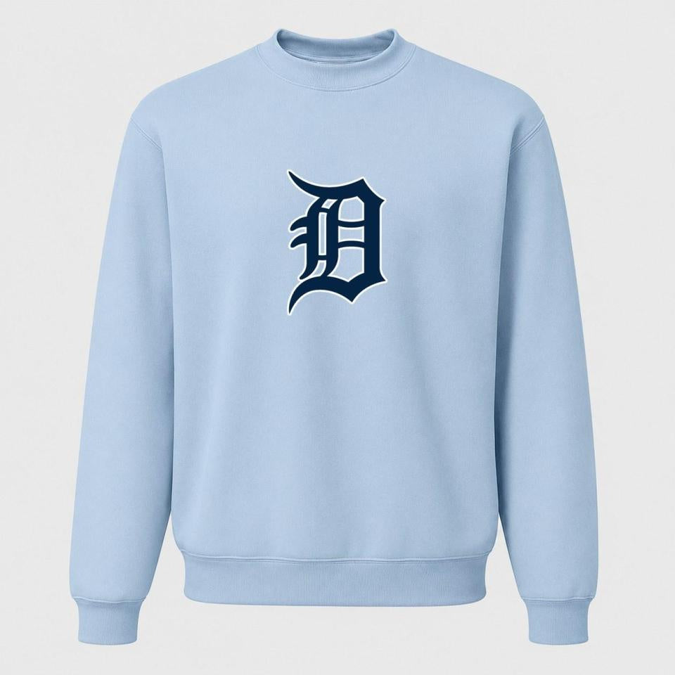 Men's Detroit Tigers Crewneck Sweatshirt - Sky Blue
