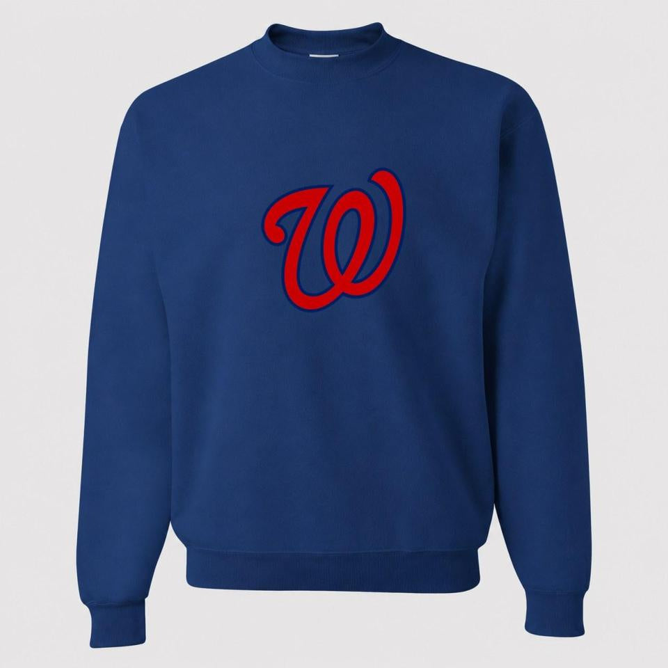Men's Washington Nationals Crewneck Sweatshirt - Blue