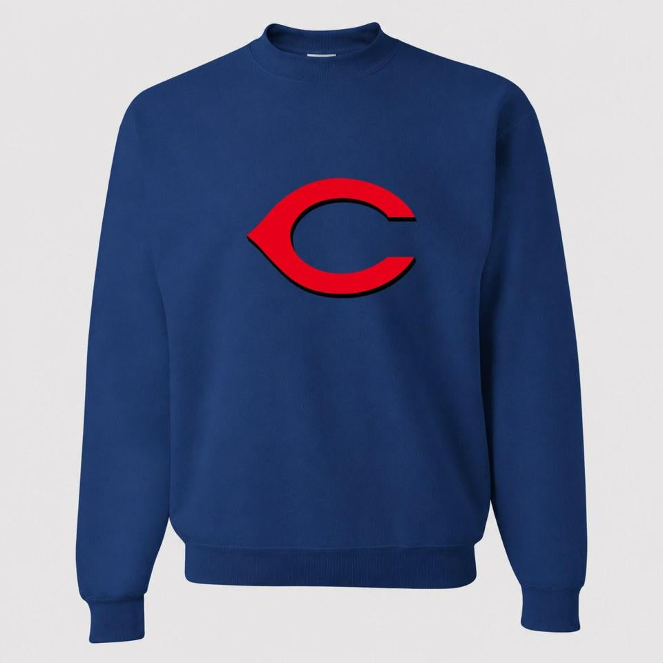 Men's Cincinnati Reds Crewneck Sweatshirt - Blue