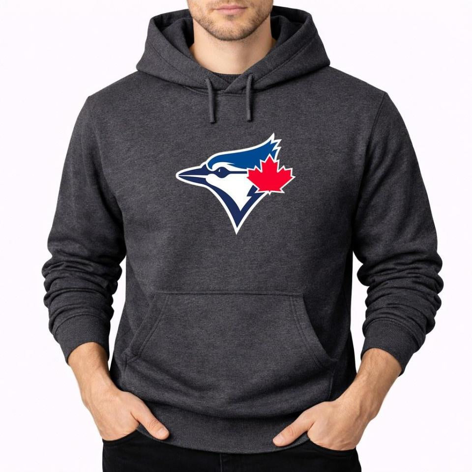 Men's Toronto Blue Jays Pullover Hoodie - Charcoal