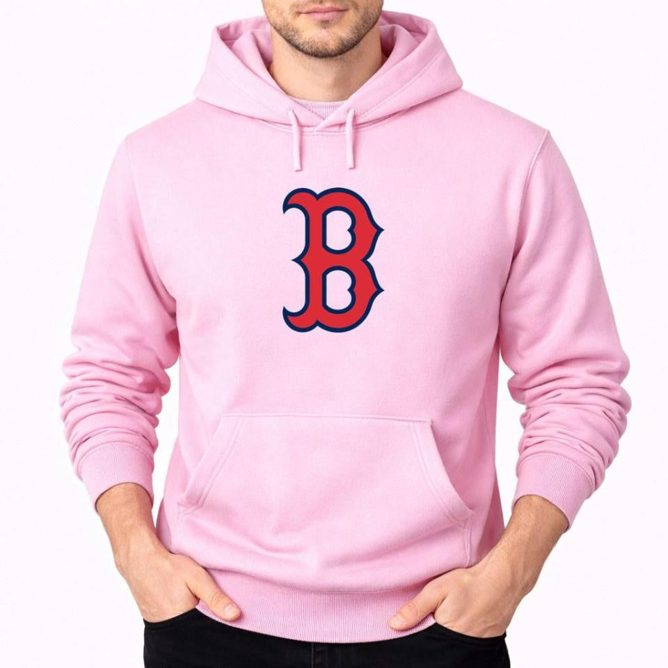 Men's Boston Red Sox Pullover Hoodie - Pink