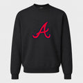 Men's Atlanta Braves Crewneck Sweatshirt - Black