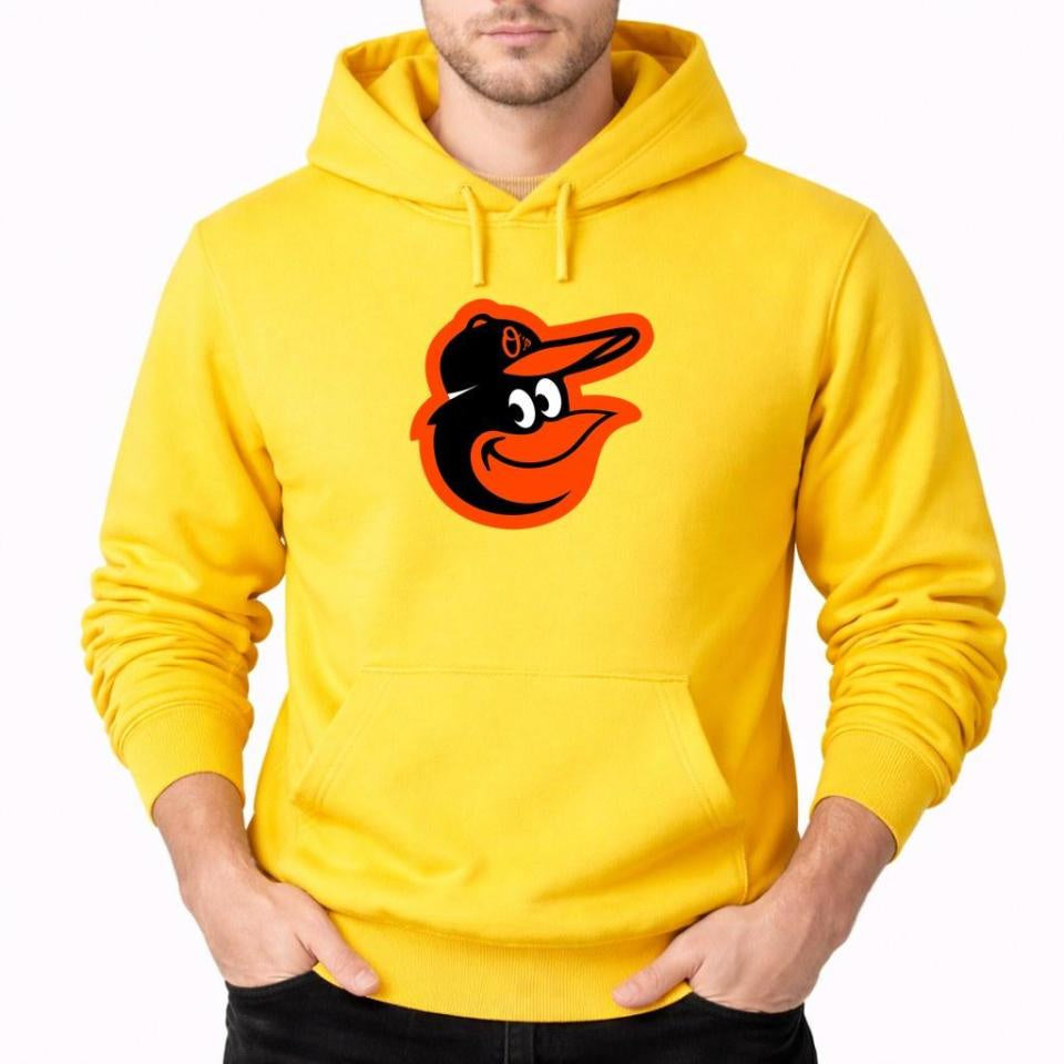 Men's Baltimore Orioles Pullover Hoodie - Yellow