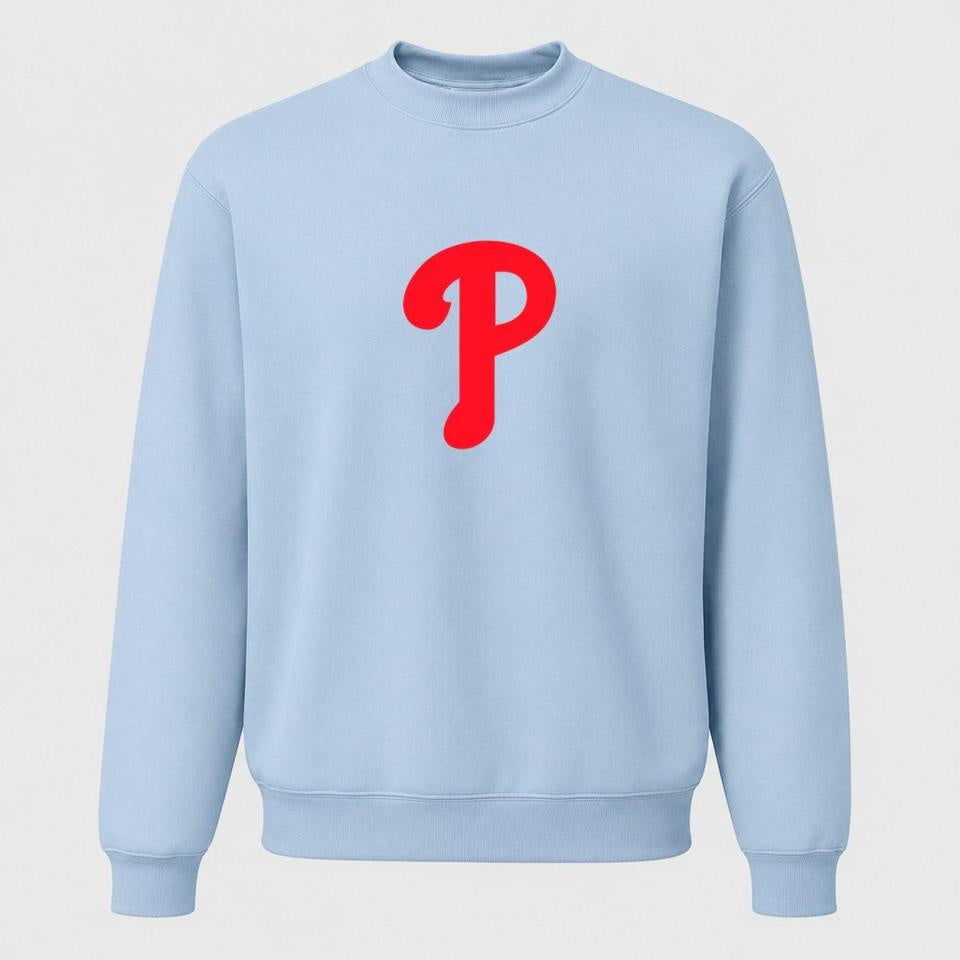 Men's Philadelphia Phillies Crewneck Sweatshirt - Sky Blue