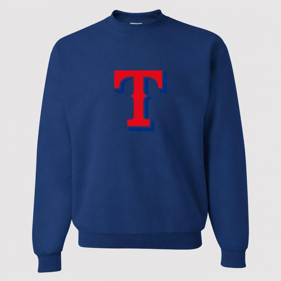 Men's Texas Rangers Crewneck Sweatshirt - Blue
