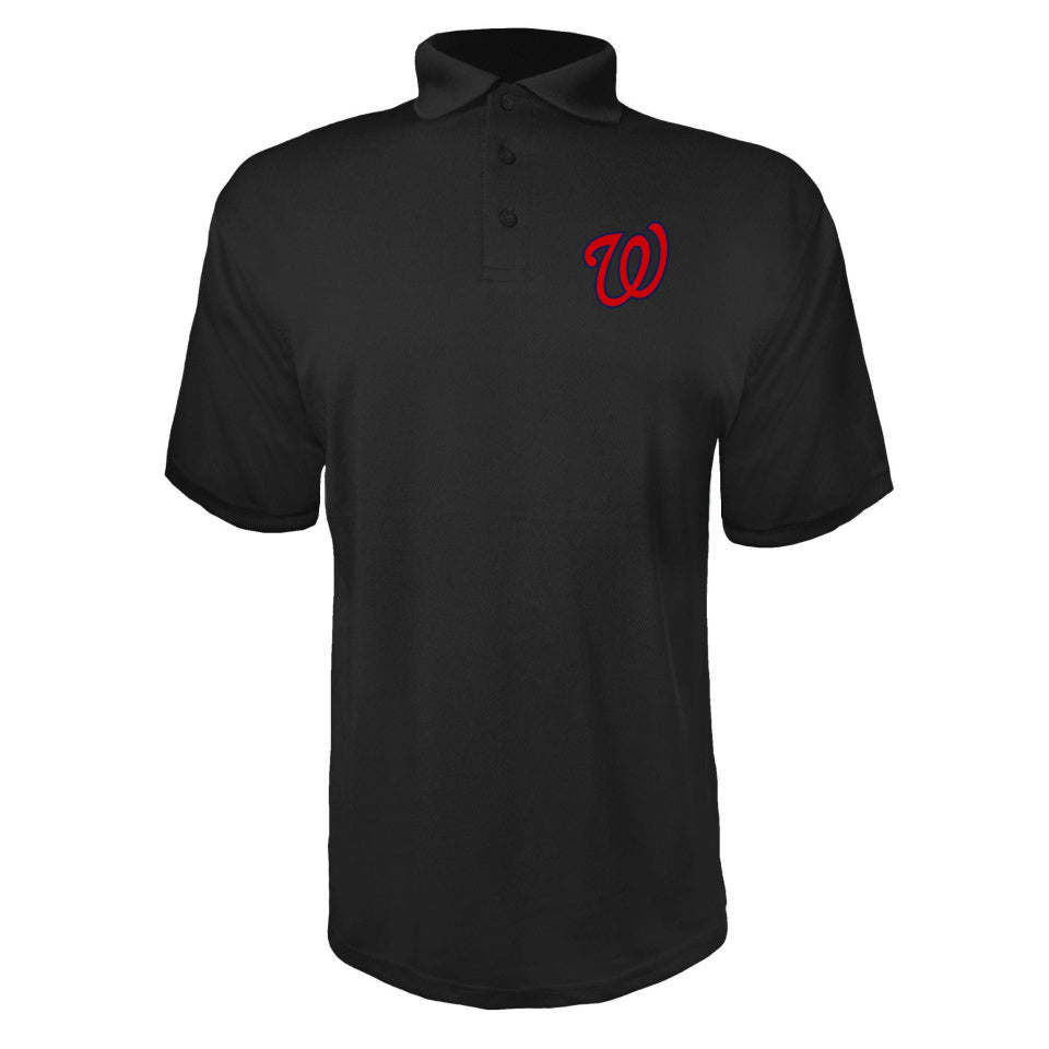 Men's Washington Nationals Polyester Polo - White