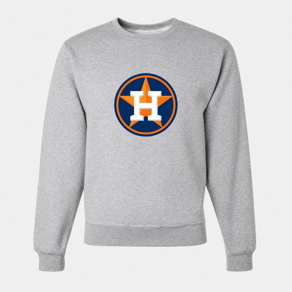 Men's Houston Astros Crewneck Sweatshirt - Gray