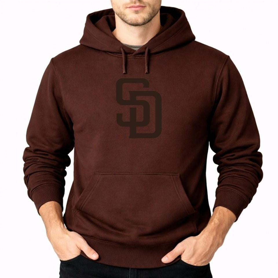 Men's San Diego Padres Pullover Hoodie - Brown