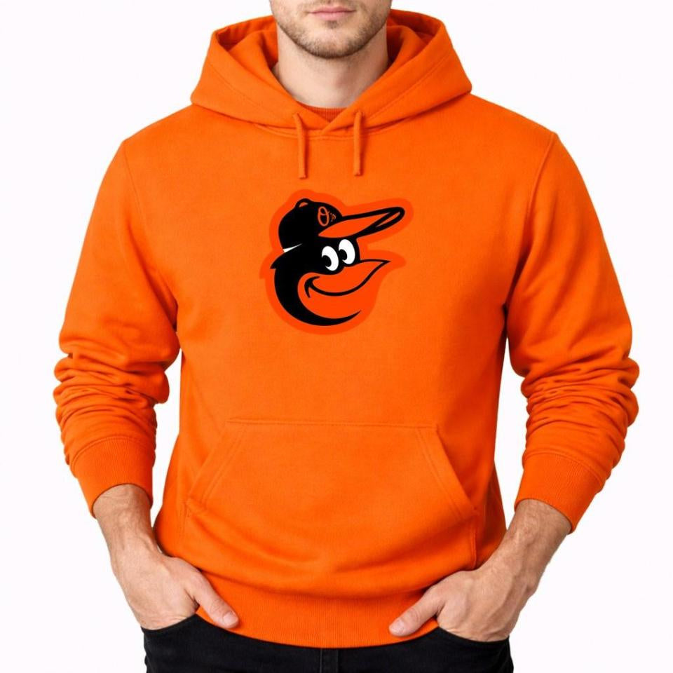 Men's Baltimore Orioles Pullover Hoodie - Orange