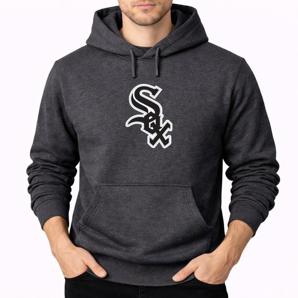Men's Chicago White Sox Pullover Hoodie - Charcoal