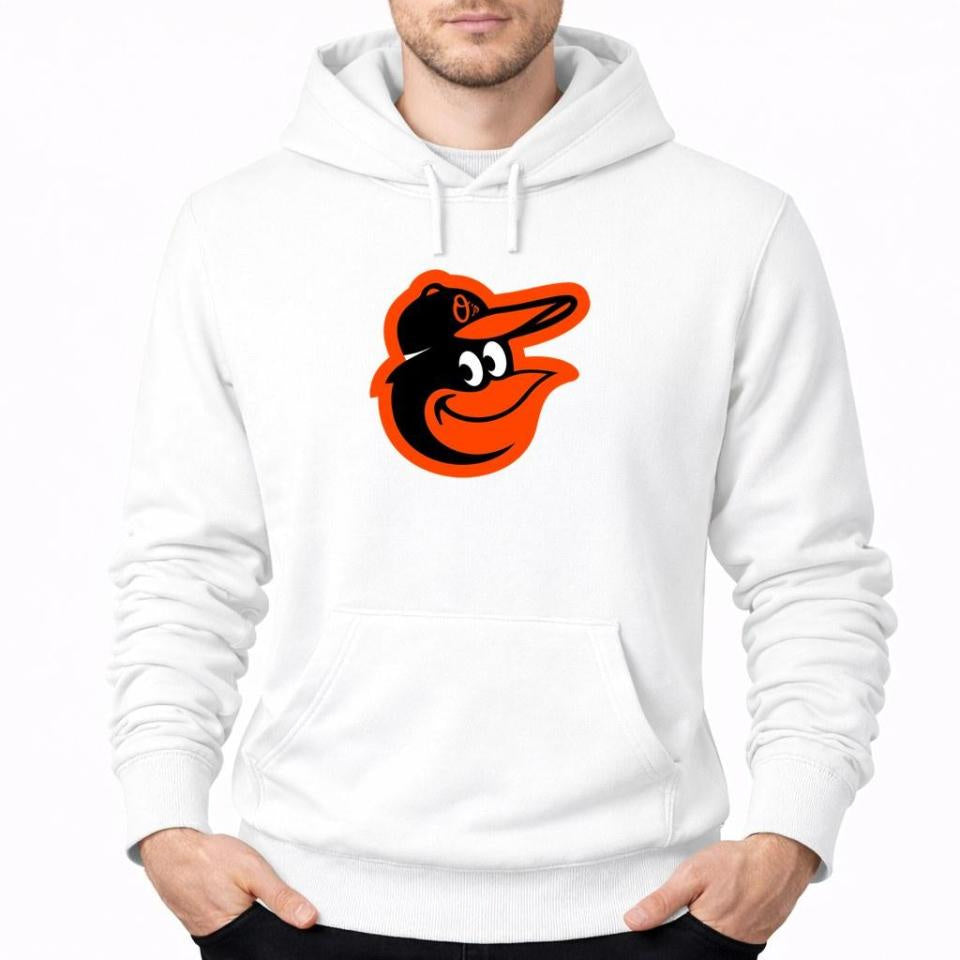 Men's Baltimore Orioles Pullover Hoodie - White