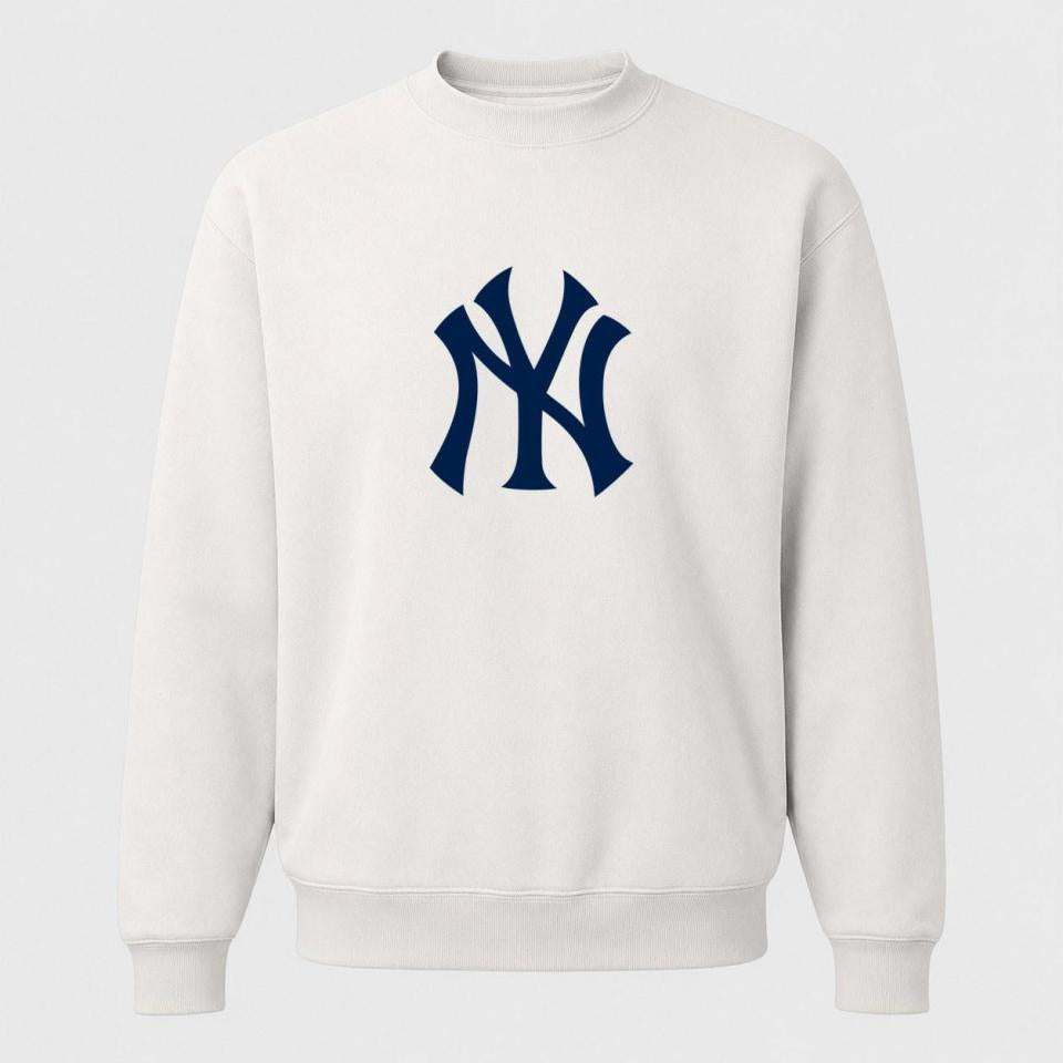 Men's New York Yankees Crewneck Sweatshirt - White