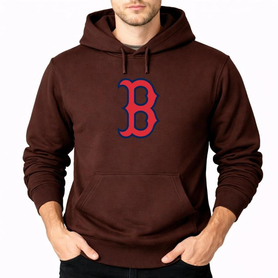 Men's Boston Red Sox Pullover Hoodie - Brown