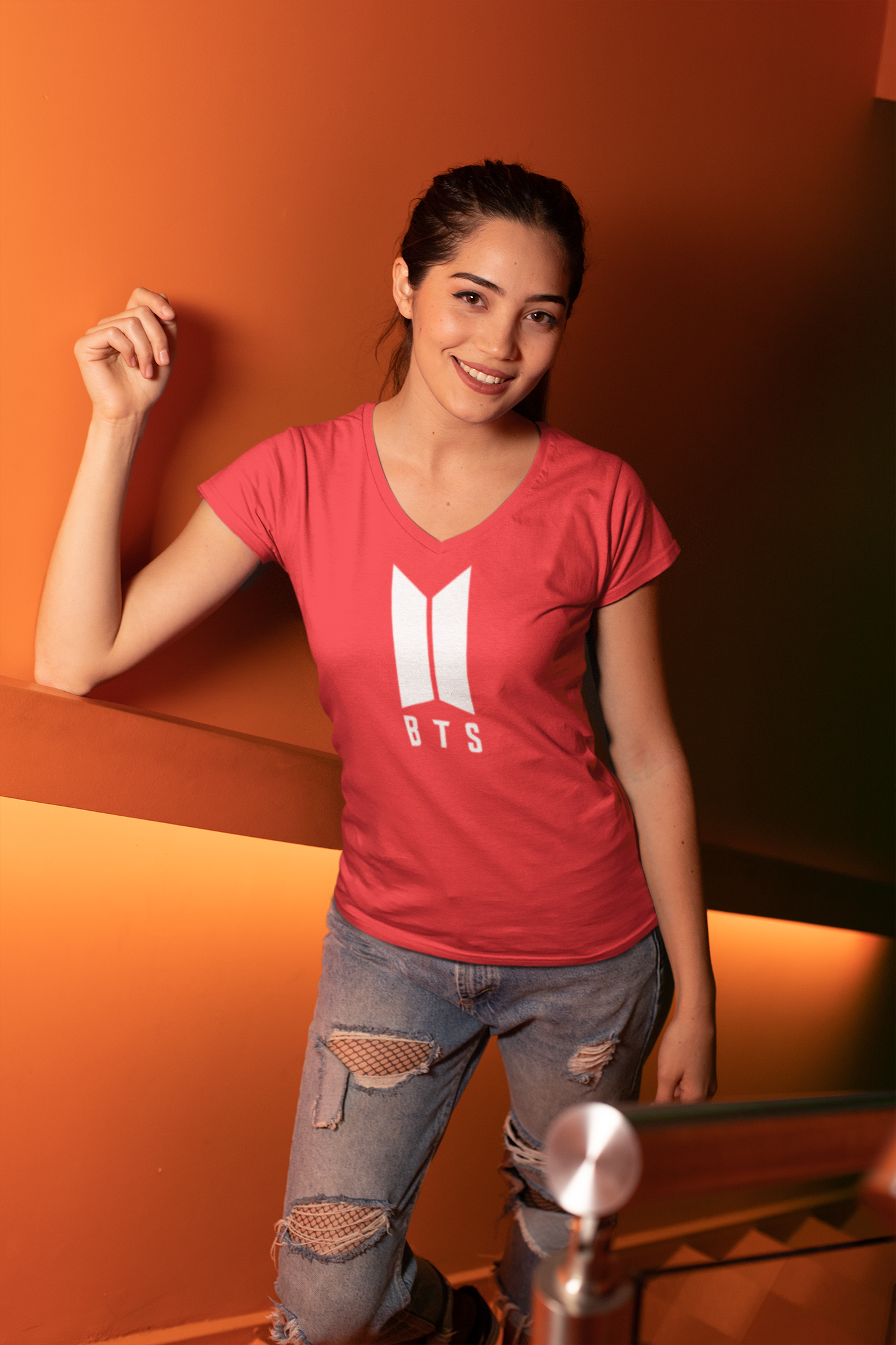 Women's BTS Next Level Ideal V-Neck T-Shirt