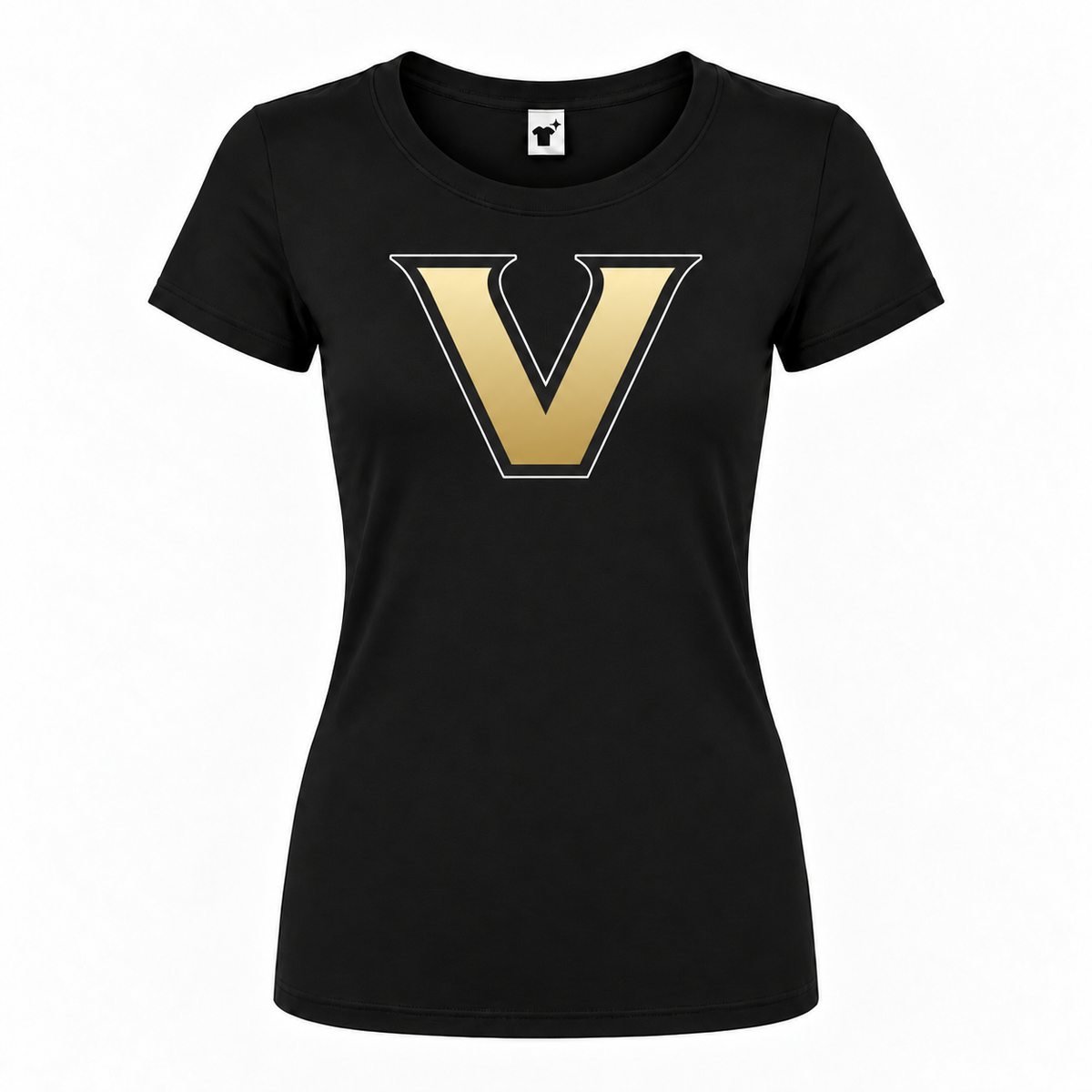Women's vanderbilt commodores roundneck black
