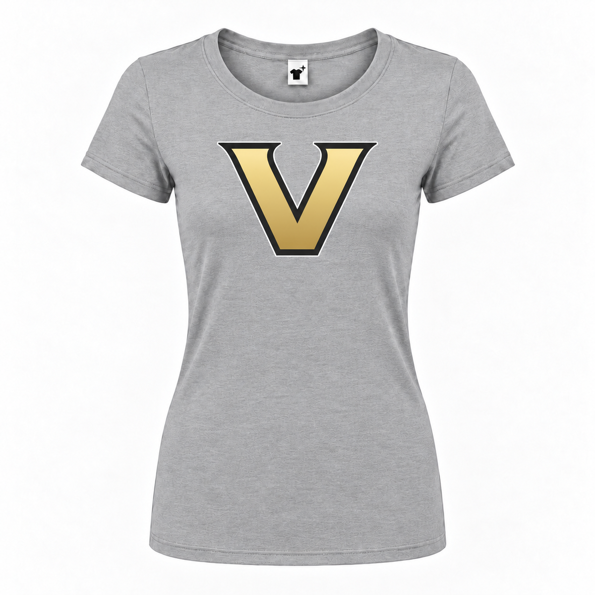 Women's vanderbilt commodores roundneck gray