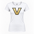 Women's vanderbilt commodores roundneck white