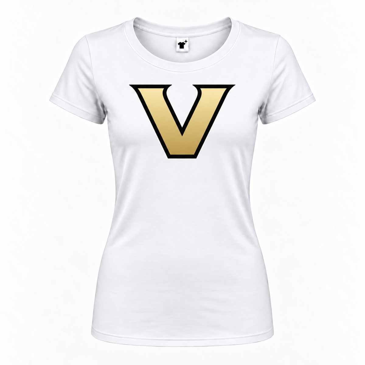 Women's vanderbilt commodores roundneck white