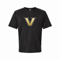 Vanderbilt Commodores youth polyester tee in Black