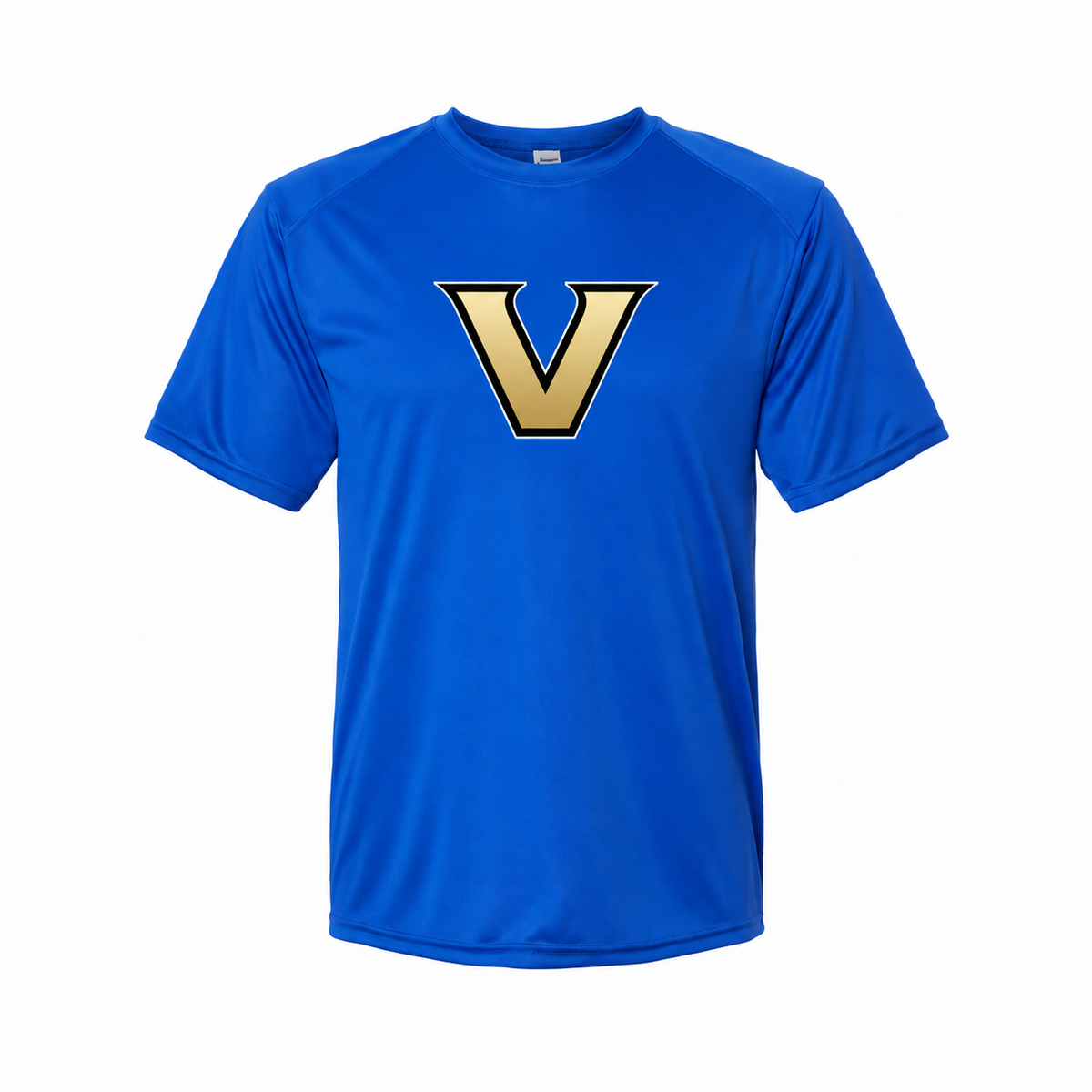 Vanderbilt Commodores youth polyester tee in Royal Blue