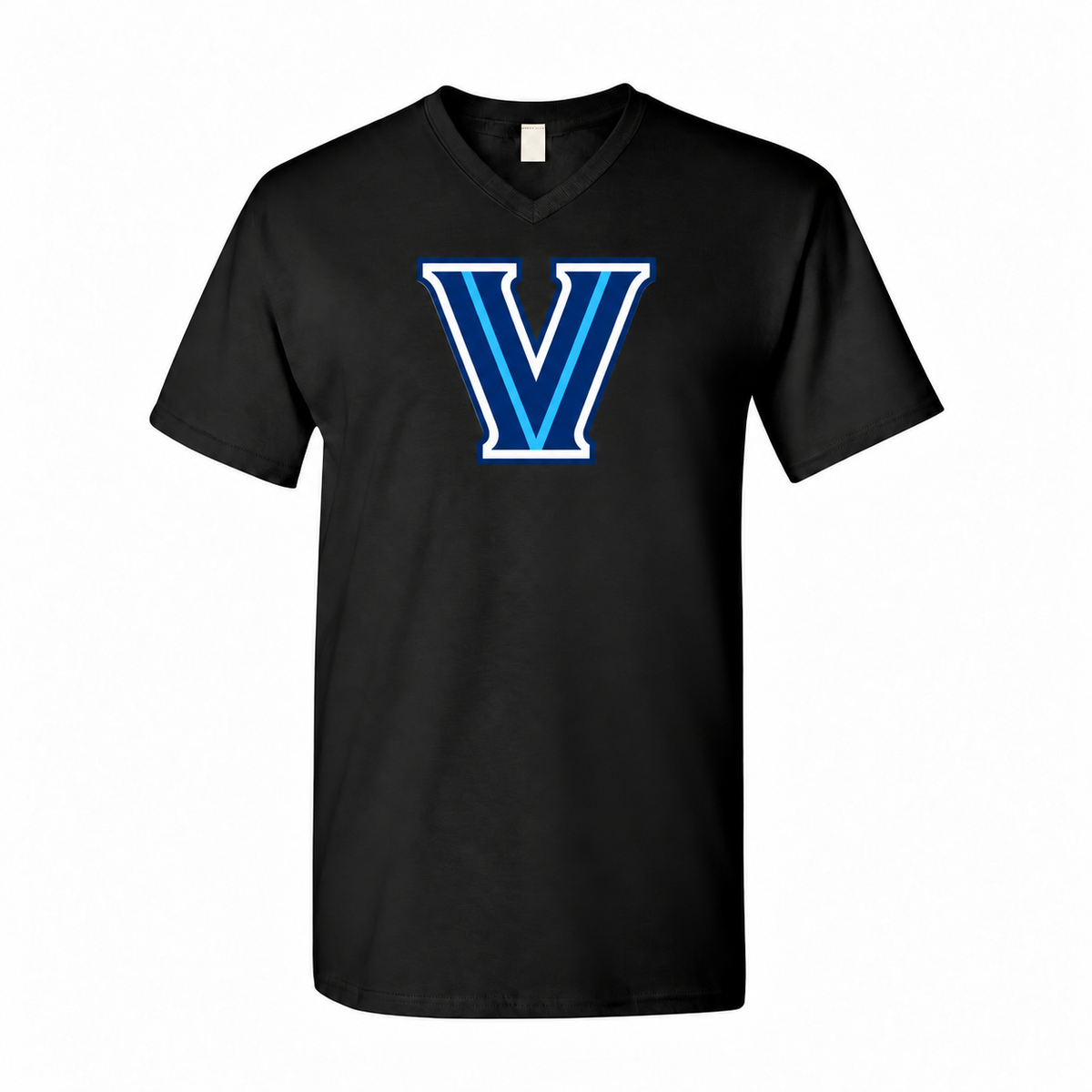 Villanova Wildcats men's cotton V-neck T-shirt - Black