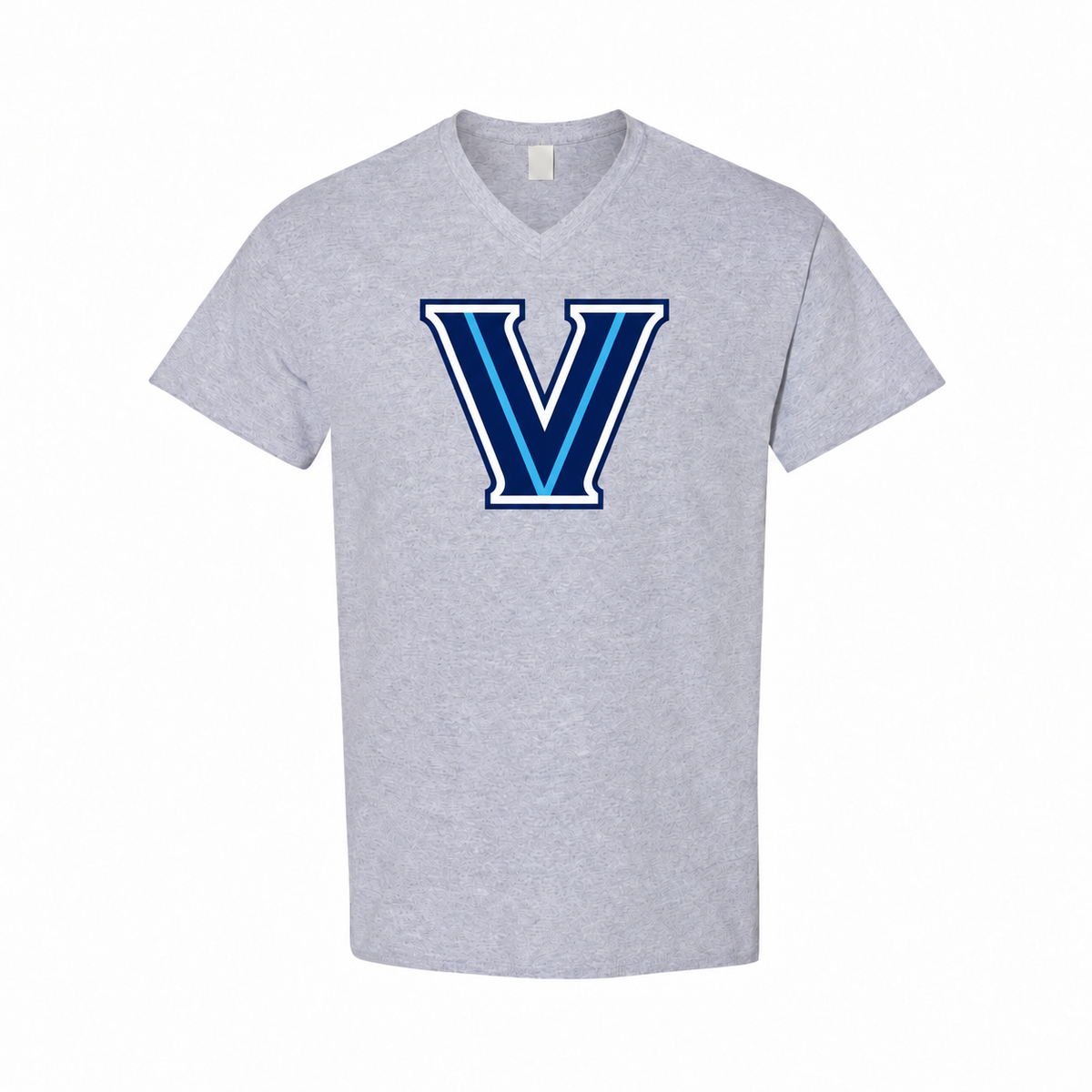 Villanova Wildcats men's cotton V-neck T-shirt - Gray
