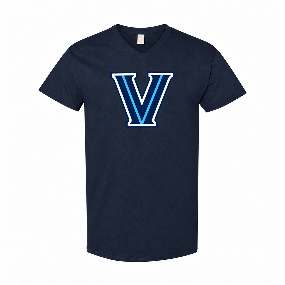 Villanova Wildcats men's cotton V-neck T-shirt - Navy