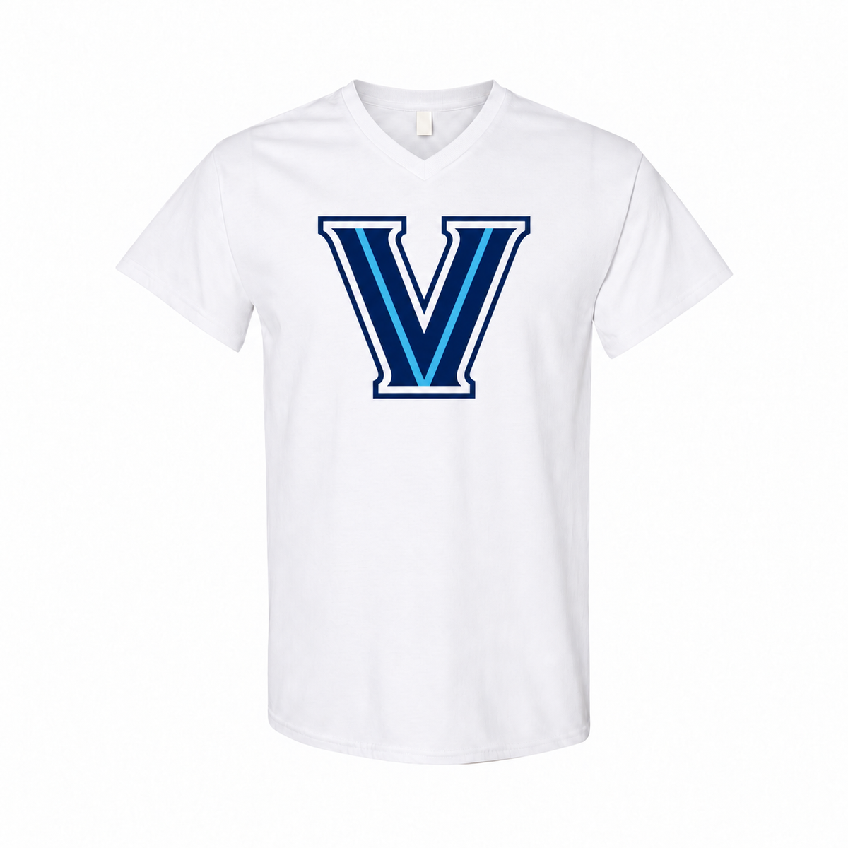 Villanova Wildcats men's cotton V-neck T-shirt - White