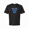 Villanova Wildcats youth polyester tee - Black