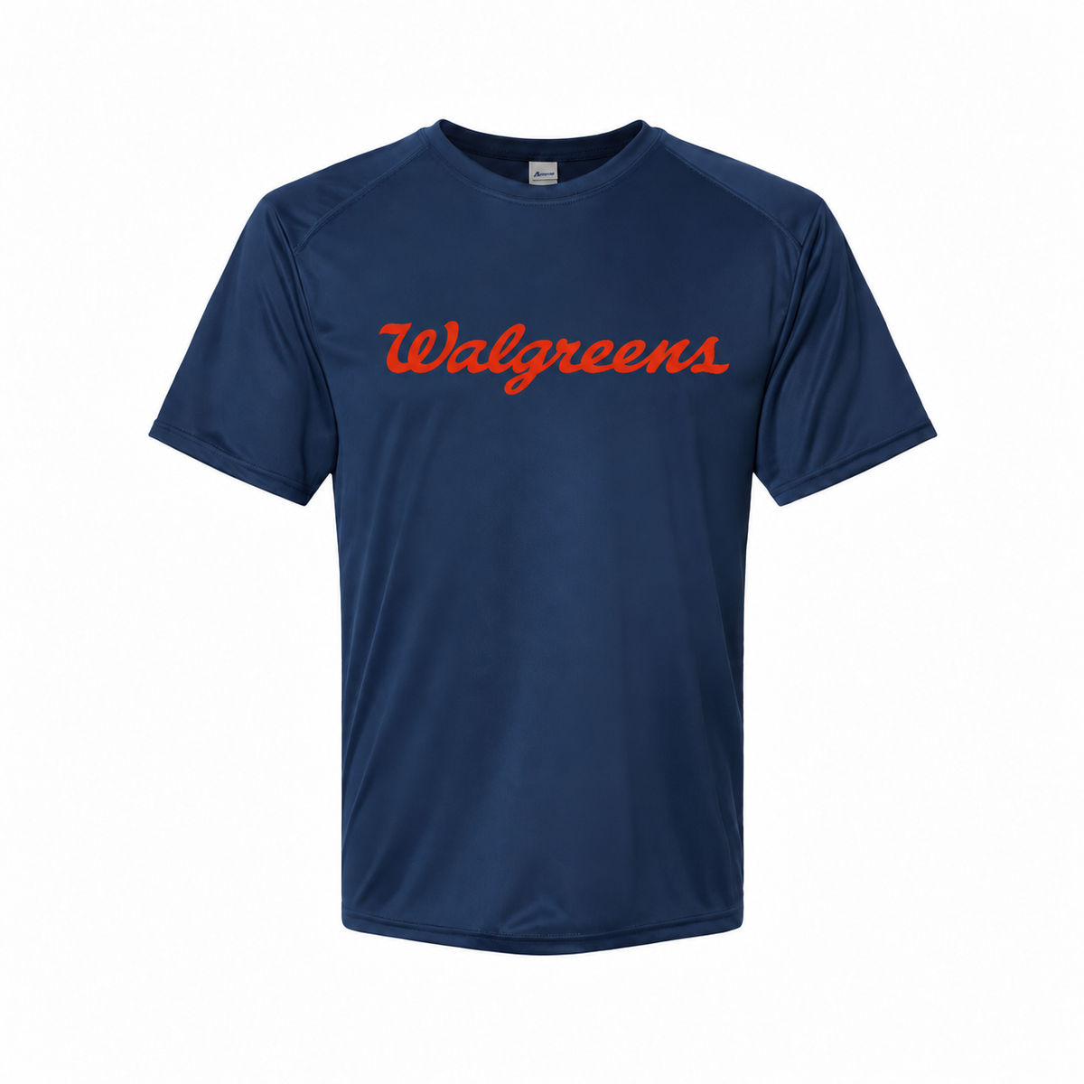 Walgreens youth polyester tee - Navy