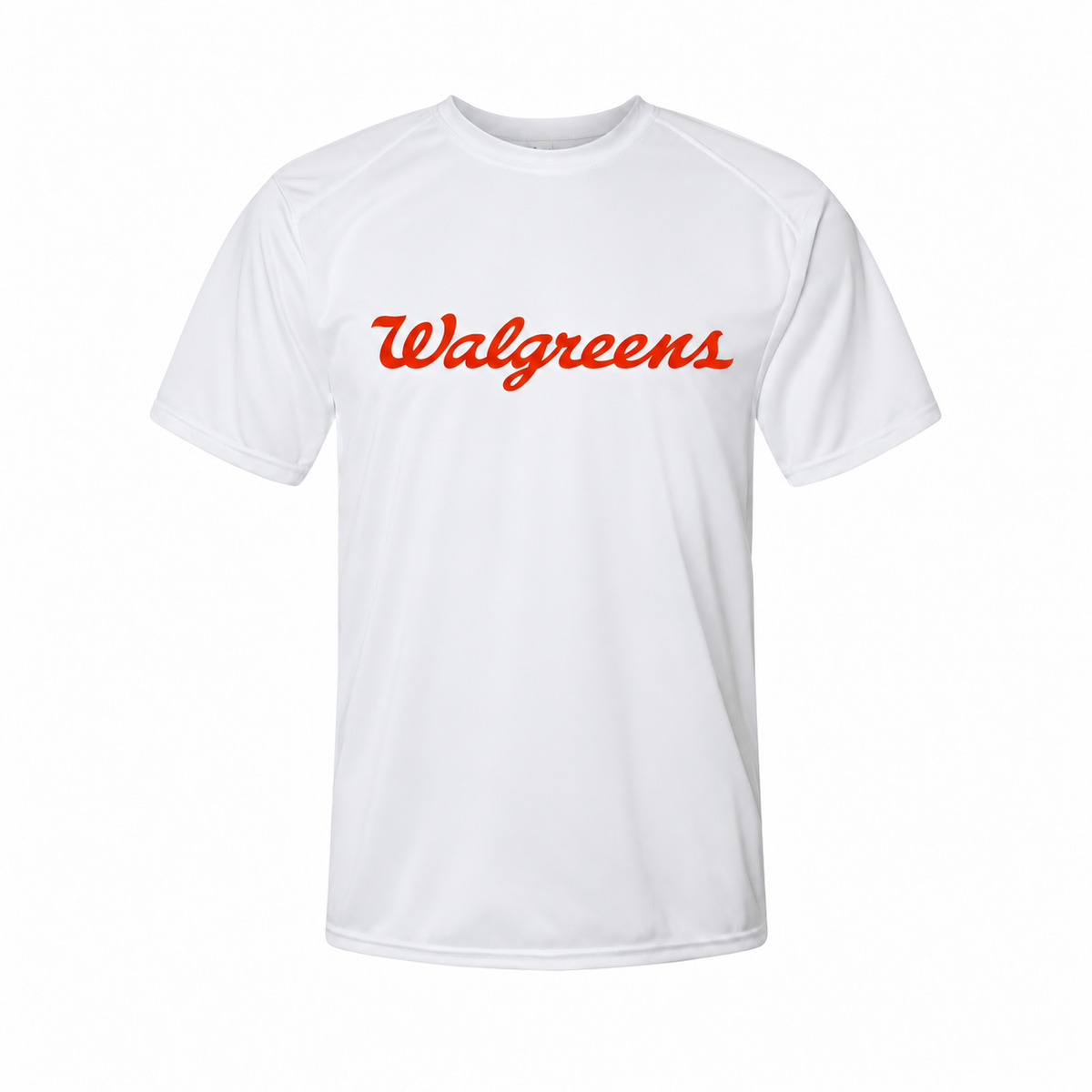 Walgreens youth polyester tee - White