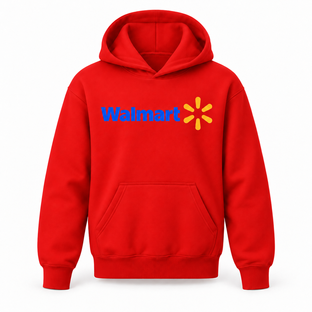 Walmart youth pullover hoodie in Red