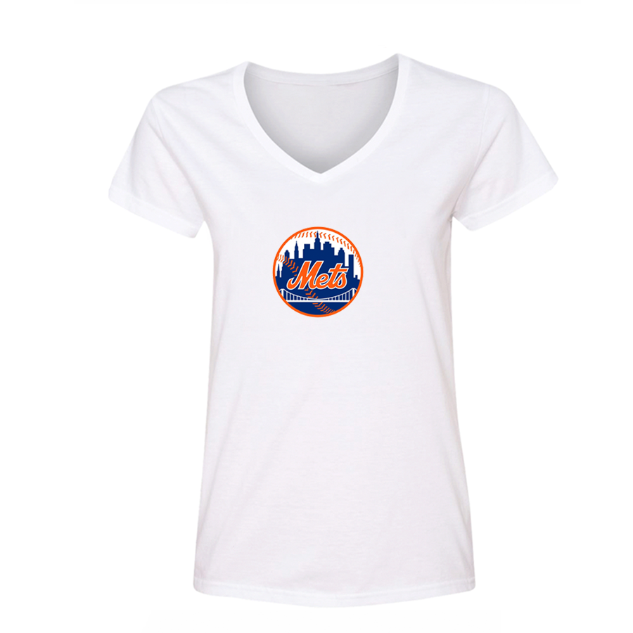 NBA Women's New York Mets V-Neck T-Shirt