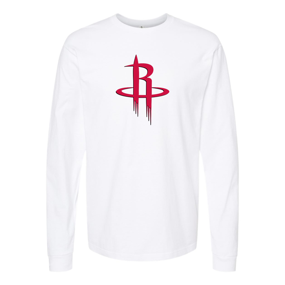 Men's Houston Rockets Long sleeves T-Shirt