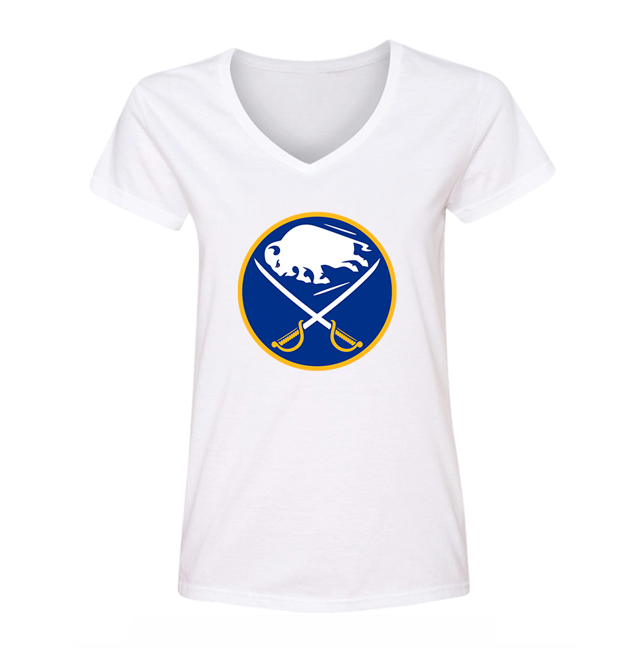 Women's NHL Buffalo Sabres V Neck T-Shirt