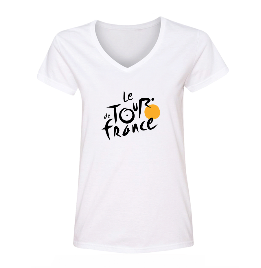 Women's Le Tour De France V Neck T-Shirt