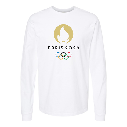 Youth  New Olympics 2024 Paris Logo Long sleeves T-Shirt